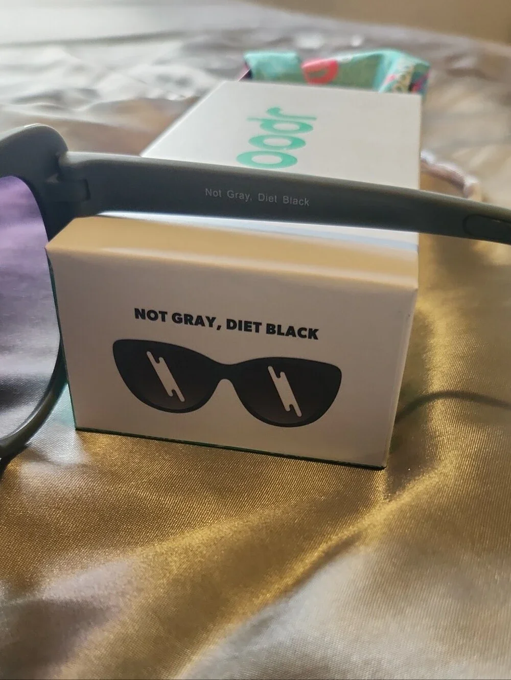 Brand New goodr Glam G Sunglasses in Not Gray, Diet Black